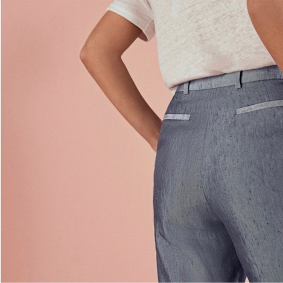 Ted Baker Color by Number collection Linen Blend pants Size 1 - Picture 2 of 16